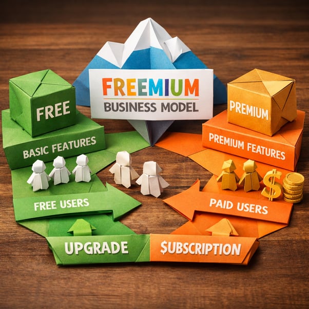 origami Freemium business model-1