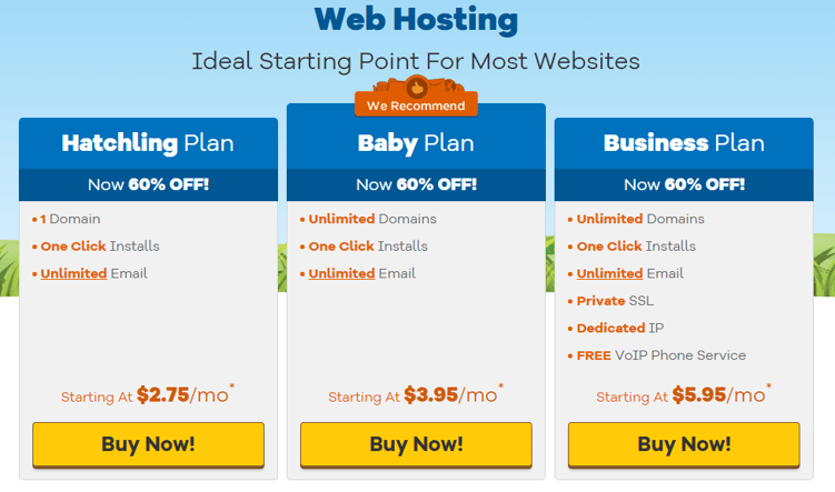 hostgator tiered pricing