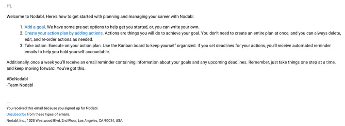 nodabl welcome email 2