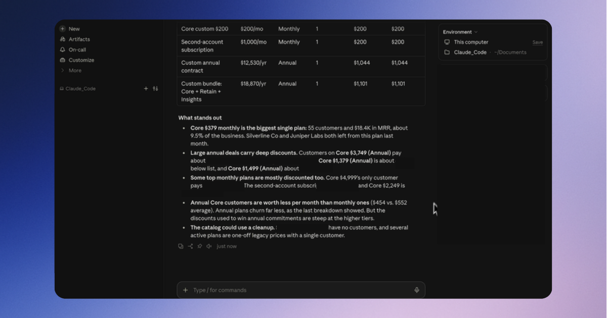 Claude reviews the active plan lineup and highlights where discounts run deepest.